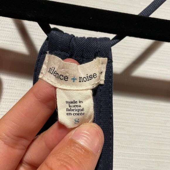 Silence and Noise V-Neck Cupro Mini Dress - Picture 7 of 10